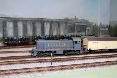 Automobilmuseum EFA mobile Zeiten Amerang Modelleisenbahn in Spur II Diesellok THYSSEN