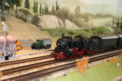 Automobilmuseum EFA mobile Zeiten Amerang Modelleisenbahn in Spur II Dampflok