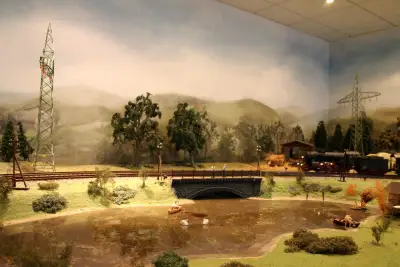 Automobilmuseum EFA mobile Zeiten Amerang Modelleisenbahn in Spur II See