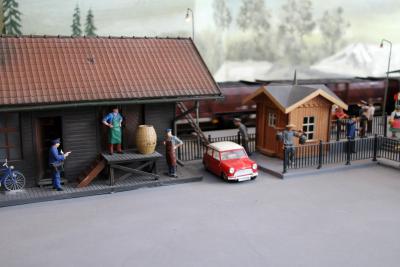 Automobilmuseum EFA mobile Zeiten Amerang Modelleisenbahn in Spur II Mini