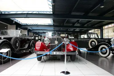 Automobilmuseum EFA Mobile Zeiten in Amerang, Oldtimer Mercedes