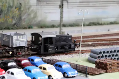 Automobilmuseum EFA mobile Zeiten Amerang Modelleisenbahn in Spur II Köf II