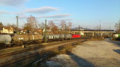 Kesselwagen-Zug GATX Freilassing SIEMENS Taurus ÖBB
