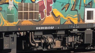 Lok-Identifikation mit der UIC-Nummer 90 80 2019 323-5 D-ELP Euro 9000