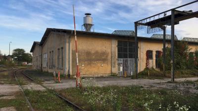 Bahn Betriebswerk Freilassing Eisenbahn Kran