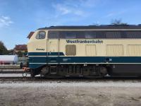 Westfrankenbahn Diesellokomotive BR 218