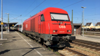 Diesellokomotive ÖBB 2016 070 Bahnhof Freilassing