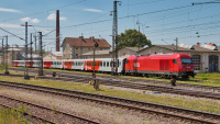 Diesellokomotive ÖBB 2016 071 Bahnhof Freilassing