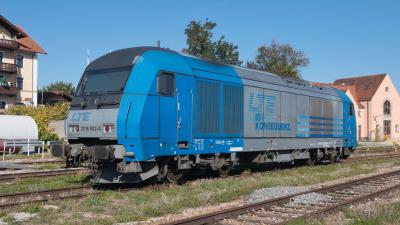 Diesellokomotive LTE 2016 903-4 Hercules am ehemaligen Betriebswerk Freilassing
