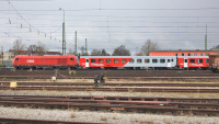 Diesellok ÖBB 2016 063-7 CityShuttle Bahnhof Freilassing