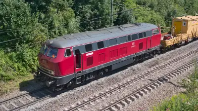 Diesellokomotive HFW 215 023-3 Bauzug Strass