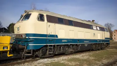 Diesellokomotive DB BR 218 RP 218 447-1 in Freilassing 