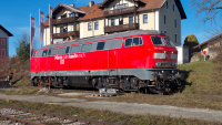 Diesellokomotive Deutsche Bahn DB 218 456-2 Betriebswerk Freilassing