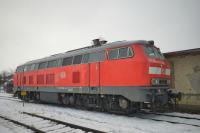 Diesellokomotive DB 218 422 am ehemaligen Betriebswerk Freilassing