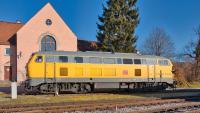 Diesellokomotive DB 218 391 der Bahnbau Gruppe in Freilassing