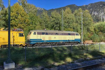 Diesellokomotive Railsystems RP 218 447 in Bad Reichenhall