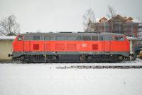 Diesellokomotive DB 218 422 am ehemaligen Betriebswerk Freilassing