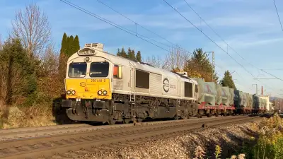 Euro Cargo Rail 266 448-0 Class 66 Diesellokomotive Freilassing Baureihe 266