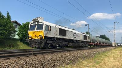 Diesellokomotive Class 66 ECR 266 448-0 Freilassing ZAS