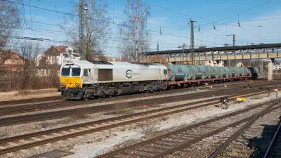 Euro Cargo Rail ECR 077 019-3 Diesellokomotive Freilassing