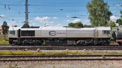 Diesellok ECR 077 024-3 Müll-Transport ZAS Freilassing