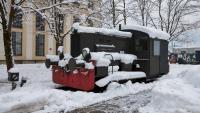 Diesellokomotive Rangierlokomotive Köf an der Lokwelt Freilassing