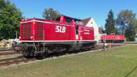 Diesellokomotive Salzburger Lokalbahn SLB V 85 Freilassing Betriebswerk