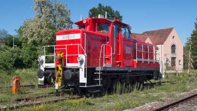 Diesellokomotive DB V 60 363 623-0 am ehemaligen Betriebswerk Freilassing