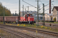 DB 363 218-9 Diesellokomotive Rangierlok Bahnhof Freilassing