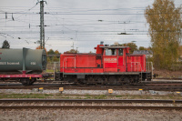 RAILION 363 218-9 Diesellok Rangierlok Bahnhof Freilassing