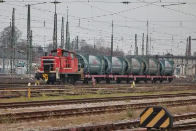 DB 362 598-5 Diesellokomotive Rangierlokomotive Bahnhof Freilassing