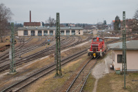 DB 362 598-5 Rangierlok Diesellok Bahnhof Freilassing