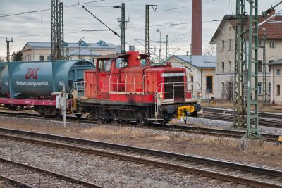 DB V 60 DB 362 598-5 Bahnhof Freilassing Rangierlok