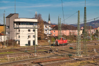 RAILION 363 218-9 Diesellok Rangierlok DB V 60 Bahnhof Freilassing