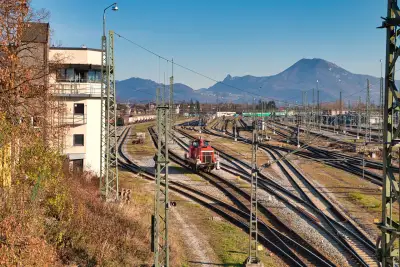 RAILION 363 218-9 DB V 60 Bahnhof Freilassing Diesellok