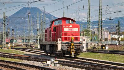 Diesellokomotive Deutsche Bahn DB 294 836-2 Bahnhof Freilassing