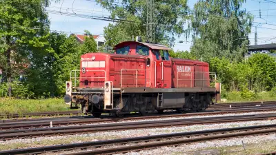 Diesellokomotive DB 294 575-6 Rangierlok Freilassing Railion