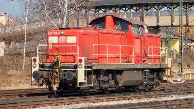 Diesellokomotive DB V 90 BR 294 Bahnhof Freilassing DB 294 778-6 Rangierlok
