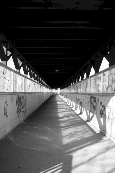 Freilassing Rupertussteg Bahnhof Brücke