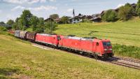 Elektrolokomotive Bombardier Alstom TRAXX DB Baureihe BR 185 221 und 185 226