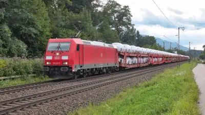 Elektrolokomotive DB 185 212-8 Autotransport Freilassing