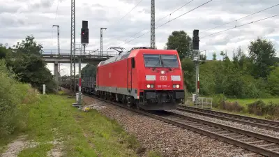 Güterzuglok DB 185 370-4 Stahl Niederstrass