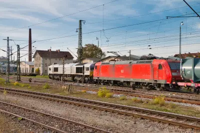 Elektrolokomotive Bombardier Alstom TRAXX DB Baureihe BR 185 157-5