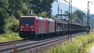 Elektrolokomotive Bombardier Alstom TRAXX DB Baureihe BR 185 203-7