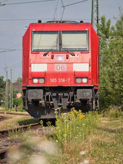 Elektrolokomotive Bombardier Alstom TRAXX DB Baureihe BR 185 316-7