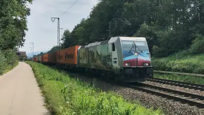 Bombardier TRAXX METRANS 386 020-2 bei Freilassing
