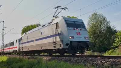 Elektrolokomotive DB 101 057-8 Intercity Freilassing