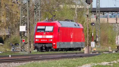 Elektrolokomotive DB 101 074-3 in Freilassing