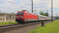 Elektrolokomotive DB 101 118-8 Freilassing Personenzug