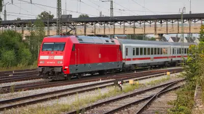 Elektrolokomotive DB 101 097-4 in Freilassing